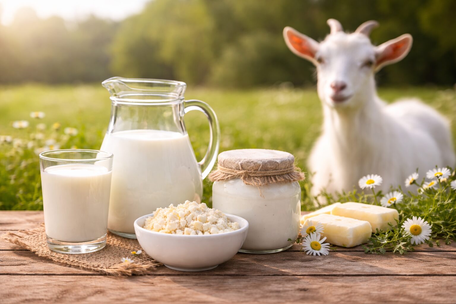 ヤギミルクとヤギ